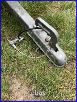 Galvanised Steel Utility Trailer 85? ×? 120? ×? 35? Cm Hitch Lock, Lights, Gd Tyres