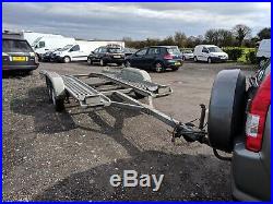 Galvanised Twin Axle Trailer Solid Chassis Car Transporter