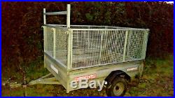 Galvanised heavy duty Wessex 750kg trailer loading ramp & full mesh kit not p6
