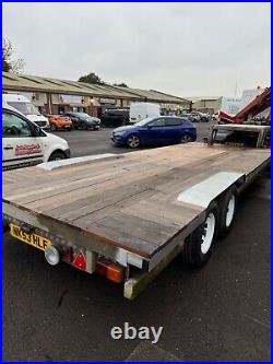 Galvanised low loader step frame trailer