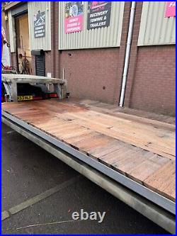 Galvanised low loader step frame trailer