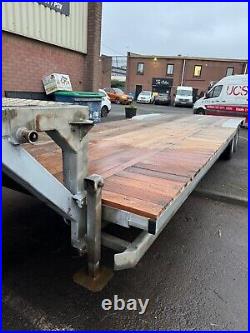 Galvanised low loader step frame trailer