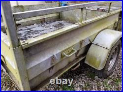 Galvanised steel trailer, 1.5 ton load workhorse (6ft x 5ft)