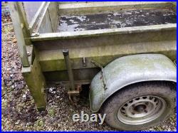 Galvanised steel trailer, 1.5 ton load workhorse (6ft x 5ft)