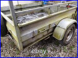 Galvanised steel trailer, 1.5 ton load workhorse (6ft x 5ft)