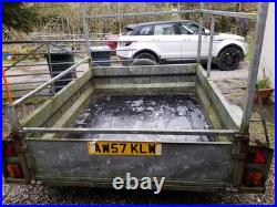 Galvanised steel trailer, 1.5 ton load workhorse (6ft x 5ft)