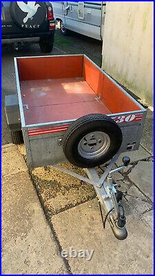 General Purpose Caddy Camping / Car Trailer 5 Ft X 3ft Galvanised + Spare Wheel