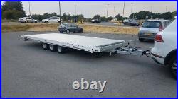 German tipper car transporter trailer 3.5 ton Aluminium Tilt bed
