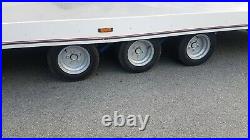 German tipper car transporter trailer 3.5 ton Aluminium Tilt bed