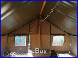 Glamping trailer tent, Ifor Williams canvas caravan
