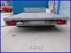 Graham Edwards 12ft Tri Axle Flat Bed Trailer