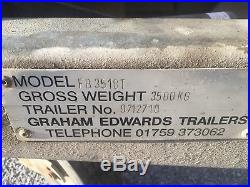 Graham Edwards 18 Foot Tilt bed Car Transporter Trailer With Winch Vat Incl