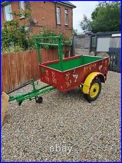 Gypsy Wagon Style Hand Painted Trailer. 5ft 2 Internal Length Eastbourne