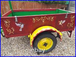 Gypsy Wagon Style Hand Painted Trailer. 5ft 2 Internal Length Eastbourne