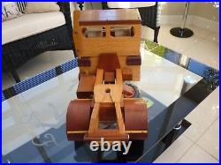 Hand Made Wooden Truck & Trailer