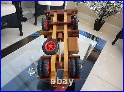 Hand Made Wooden Truck & Trailer