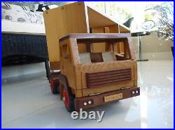 Hand Made Wooden Truck & Trailer