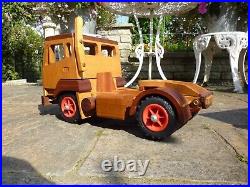 Hand Made Wooden Truck & Trailer