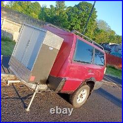 Hand braked camping trailer Nissan micra trailer. Pulls perfectly! To finish