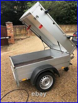 Hard Top Aluminium Anssems Camping Trailer with load bars & bike rack