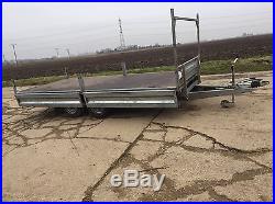 Hardly Used/Secondhand Blue Line Car Transporter Trailer 3500 -150kg