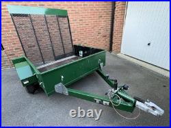 Hazlewood 4.5x4ft Green Heavy Duty 750kg Single Axle Trailer Hazlewood 4.5x4ft Green Heavy Duty 750kg Single Axle Trailer