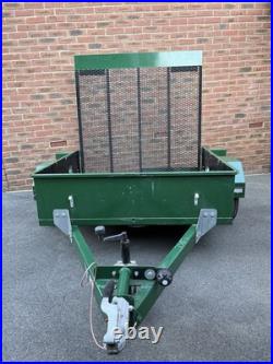 Hazlewood 4.5x4ft Green Heavy Duty 750kg Single Axle Trailer Hazlewood 4.5x4ft Green Heavy Duty 750kg Single Axle Trailer