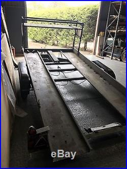 Hazlewood Tilt Bed Car Transporter trailer