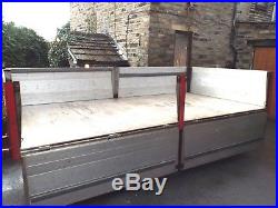 Heavy Duty Flat Bed Twin Axle Trailer With Drop Down Sides Mgw 3000kg
