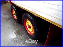 Heavy Duty Flat Bed Twin Axle Trailer With Drop Down Sides Mgw 3000kg