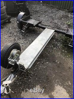Heavy Duty Professional Car Towing Dolly Trailer Recovery Transporter Braked