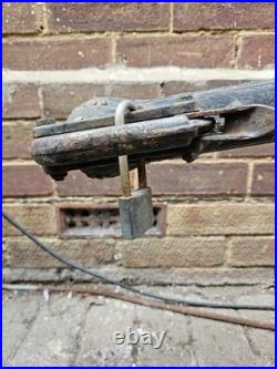 Heavy-Duty Steel DIY Trailer Project Frame With Wheels And Mudguards