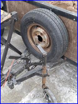Heavy Duty Trailer 7FT x 4FT Bed Size trailer galvanised floor &Spare Wheel