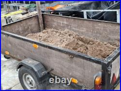 Heavy Duty Trailer 7FT x 4FT Bed Size trailer galvanised floor &Spare Wheel
