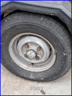 Heavy Duty Trailer 7FT x 4FT Bed Size trailer galvanised floor &Spare Wheel