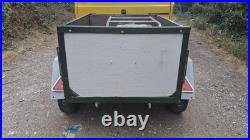 Heavy-duty box trailer 13in wheels leaf springs ideal overlander chassis build