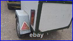 Heavy-duty box trailer 13in wheels leaf springs ideal overlander chassis build