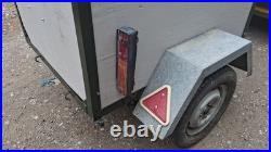 Heavy-duty box trailer 13in wheels leaf springs ideal overlander chassis build