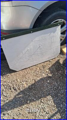 Heavy-duty box trailer 13in wheels leaf springs ideal overlander chassis build