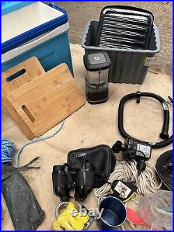 Huge Job Lot Assorted Camping Cooking Gear & Daxara 127 Trailer