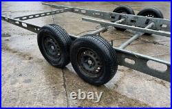 Huge Twin Axle Braked Trailer Chassis Tiny Home, Glamping Shepards Hut Project