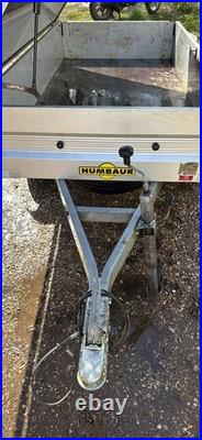 Humbaur Trailer 750kg unbraked quality aluminium bodied trailer in good condit