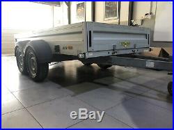 Humbaur Twin Axle Braked Aluminium Open Trailer German Made Barely Used