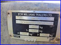 IFOR WILLIAMS TA510G3-14 Tri-Axle 14ft Livestock trailer, 2011 sheep decks