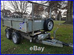 Ifor Williams Trailer Tipping Tipper Builder Digger Drop Side Truck Lorry Car
