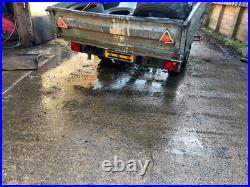 INDESPENSION 10F x 7FT TIPPER TIPPING TRAILER TWIN AXLE 3500KG WITH LADDER RACK