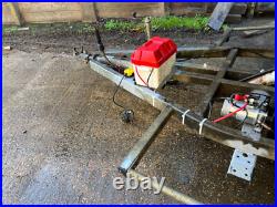 INDESPENSION 10F x 7FT TIPPER TIPPING TRAILER TWIN AXLE 3500KG WITH LADDER RACK