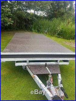 INDESPENSION TWIN AXLE CAR TRAILER FLAT BED TRAILER 16ft (Ifor Williams James)