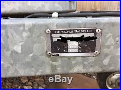 I For Williams Box Trailer Twin Axle Braked