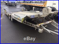 Iffor williams car transporter ct177 2014. Tilted trailer